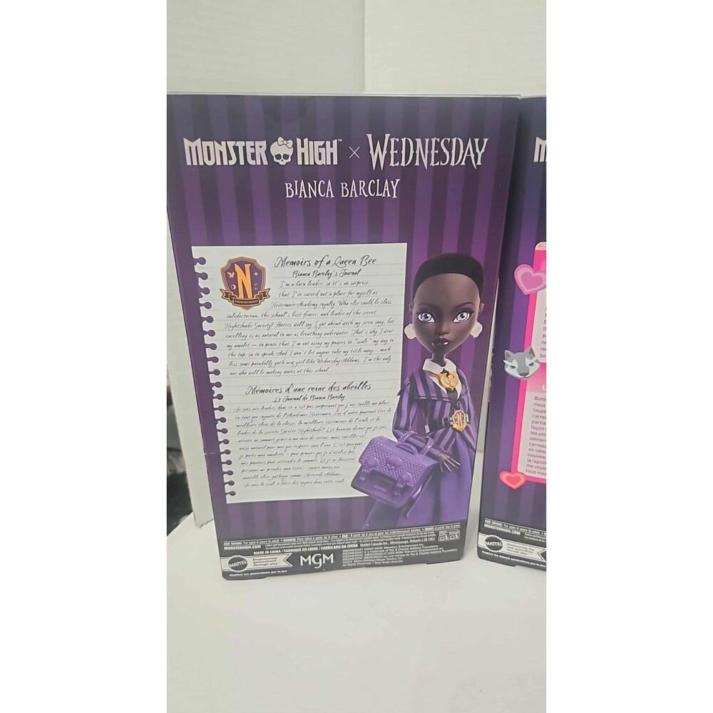 Monster High Wednesday Addams, Enid Sinclair,  and Bianca Barclay - Picture 7 of 11